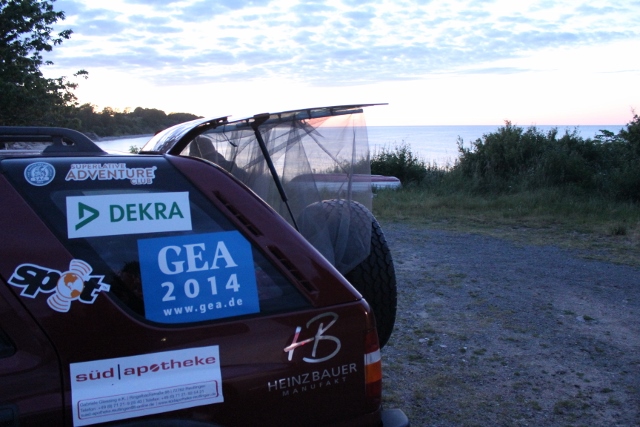 Der Fronti macht die Klappe auf. 