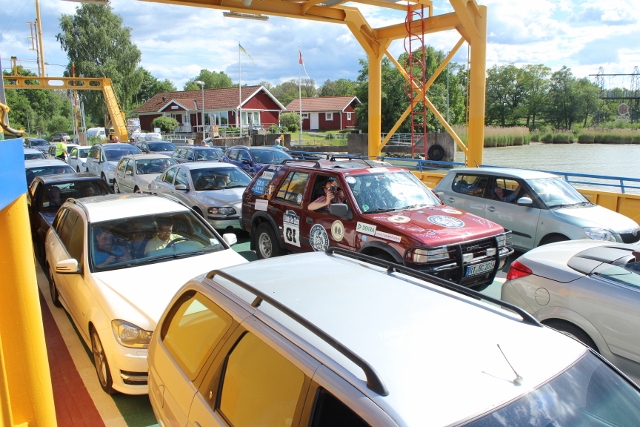 Stau gibt's auch im hohen Norden. 